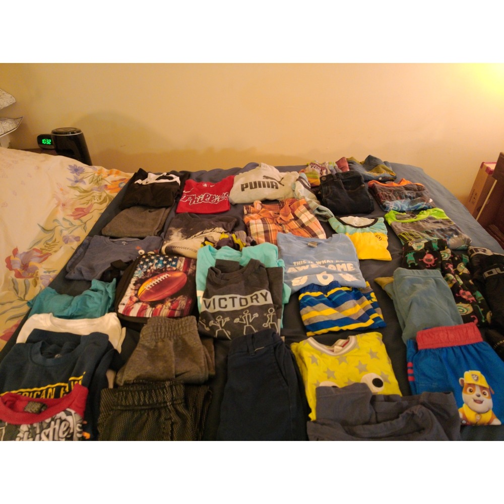 Boys Size 5T Mixed Clothing Lot, Nike Puma Under Armour Kids: Multicolor Sporty